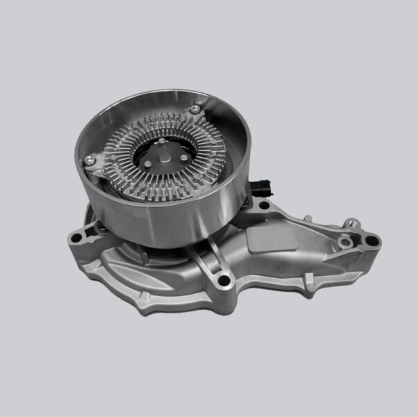 Renault Kerax and Renault Mágnum Premium water pump with reference 7421072414, with 147,5 mm diameter magnetic clutch and seal. This part is new.
